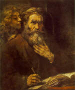 Evangelist Matthew by Rembrandt