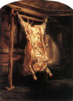 The Flayed Ox by Rembrandt