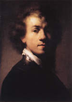 Rembrandt Self-Portrait with Lace Collar