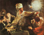 Belshazzar's Feast by Rembrandt