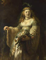 Rembrandt. Saskia van Uylenburgh in Arcadian Costume