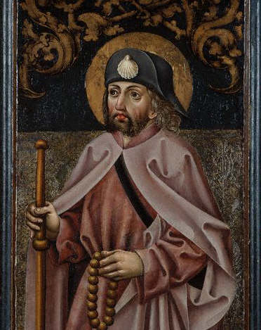 Saint James Major from Flugelaltar by Hans Klocker ca. 17th c