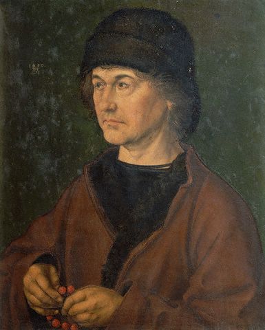 The Artist's Father by Albrecht Durer 1490