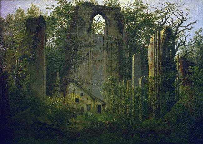 Ruine Eldena by Caspar David Friedrich 1825