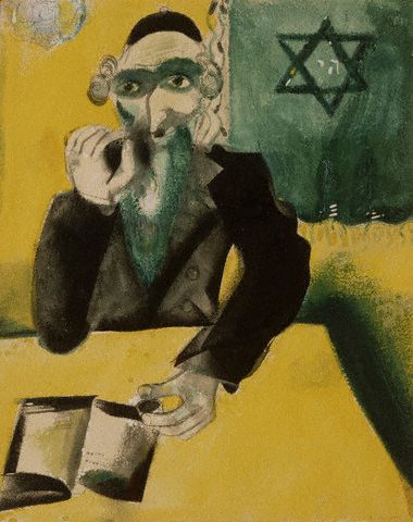 The Pinch of Snuff by Marc Chagall