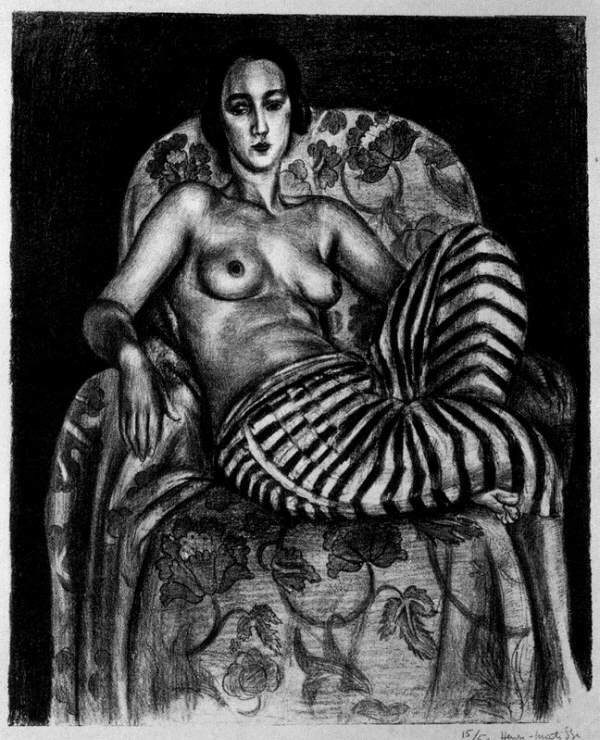 Odalisque with Striped Trousers by Henri Matisse 1925