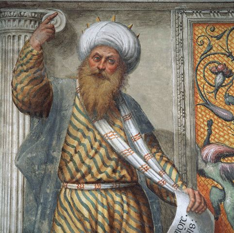 Fresco Painting Depicting Religious Figure by Pordenone 1528-1536