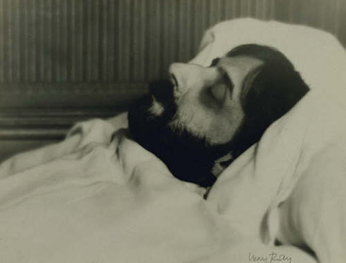 Man Ray, Marcel Proust on His Deathbed 1922