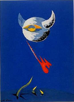 Andre Masson, The Moon from "Verve" Color