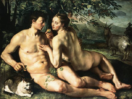 The Fall of Man by Hendrick Goltzius 1616