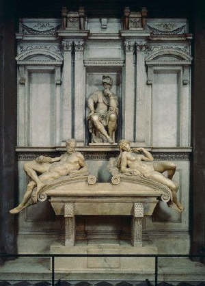 Tomb of Giuliano de' Medici by Michelangelo Buonarroti 1520-1534