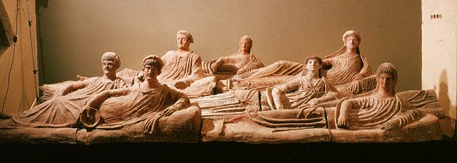 Etruscan Sarcophagus Lids
