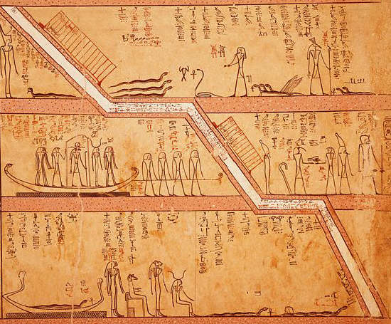 The Descent of the Sarcophagus in the Tomb ca. 1504-1450 B.C.