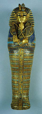 Gold Coffinette for Holding the Embalmed Viscera of King Tutankhamun
