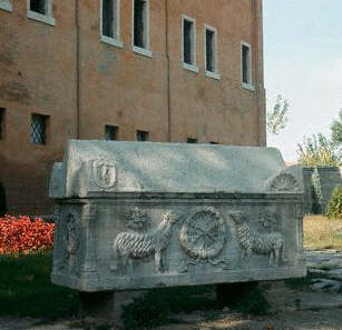 Sarcophagus in Ravenna ca. 4th-6th century