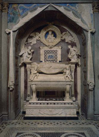Monument of Cardinal Jacopo of Portugal by Bernardo Rossellino 1460