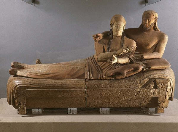 Etruscan Sarcophagus of a Married Couple 6th century B.C.