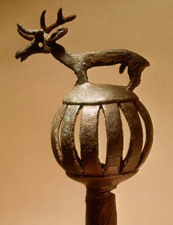 Bronze Ornament Depicting a Stag 7th-6th В. С.