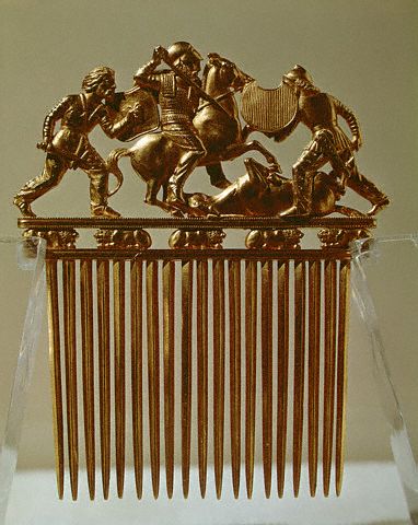 Scythian Comb With Battle Scene 5th-3rd B.C.