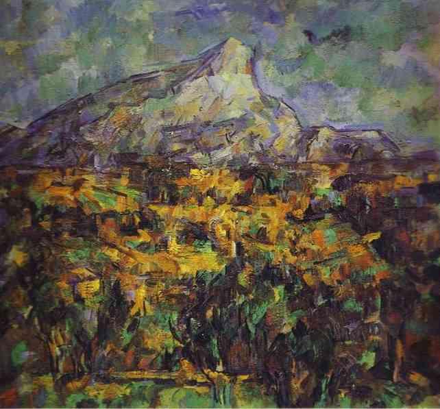 Paul Cezanne. Landscape at Aix (Mount Sainte-Victoire). 1879-82