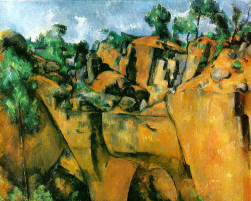 Paul Cezanne. Bibemus Quarry, 1895