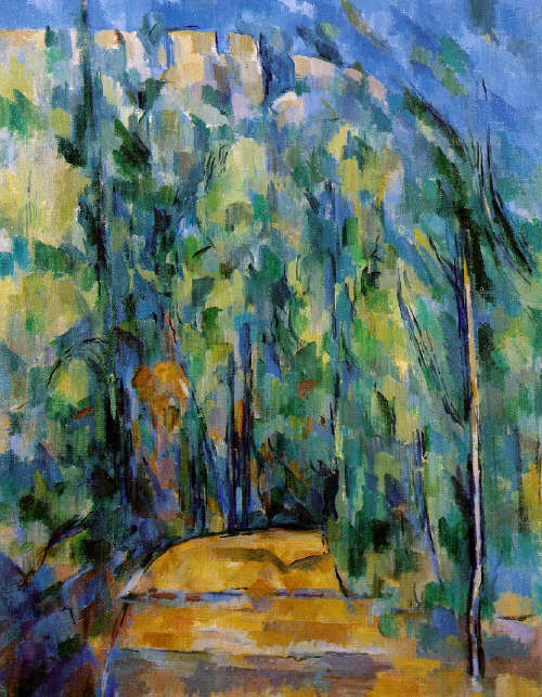 Paul Cezanne. Bend in Forest Road, 1902-1906