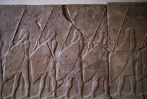 Group of Assyrian Warriors 704-681 B.C.