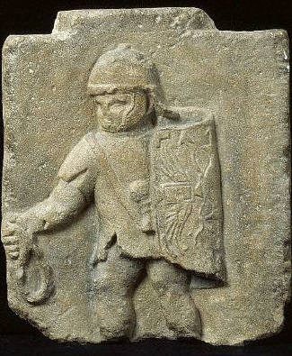 Roman Relief of a Warrior