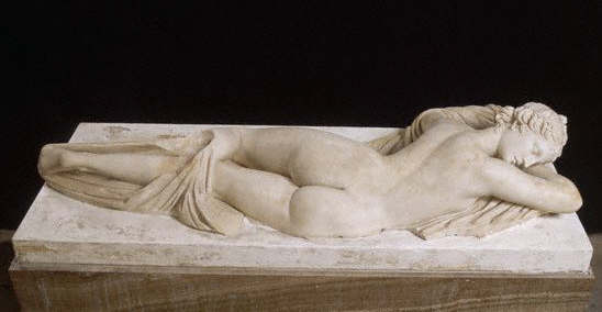 Hellenistic Sculpture of Sleeping Hermaphrodite