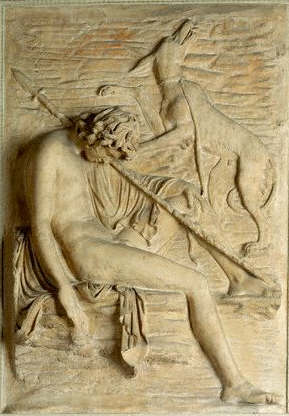 Relief Sculpture with Sleeping Endymion 1st c