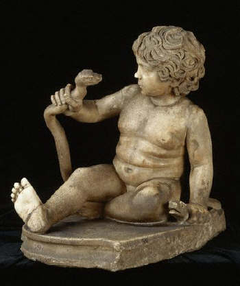 Caracalla as the Infant Hercules Strangling Serpents a. 195 A.D.