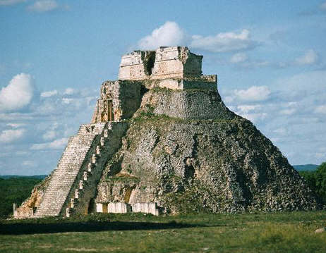 Pyramid of the Magician at Uxmal, Mexico ca. 800-1000