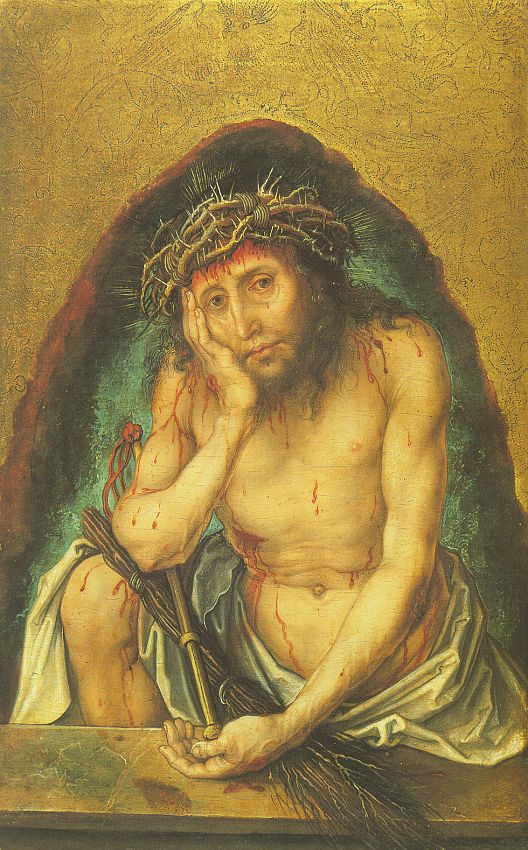 Christ as the Man of Sorrows by A. Durer 1493