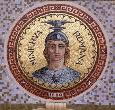 Mosaic of Minerva 1880