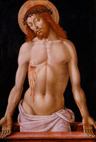 Dead Christ by Pietro Vannucci Perugino