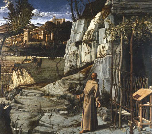 St. Francis in Ecstasy by Giovanni Bellini 1480