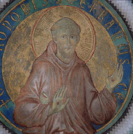 St. Francis with Stigmata in Upper Church of Basilica of San Francesco