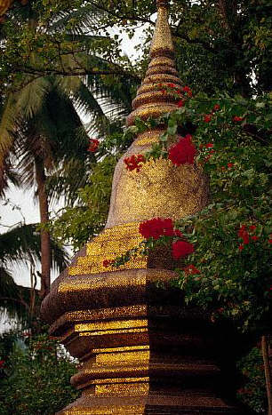 Stupa at Wat Xieng Thong