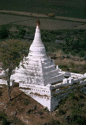 Buddhist Stupa on Mandalay Hill, Burma