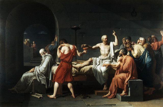 The Death of Socrates by Jacques-Louis David 1787