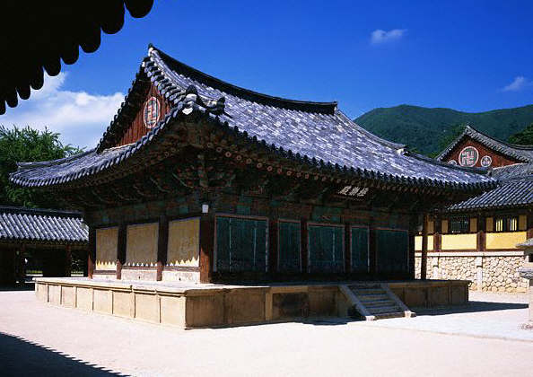 Exterior of Room of Paradise, Pulguk-sa Temple, Seoul, South Korea