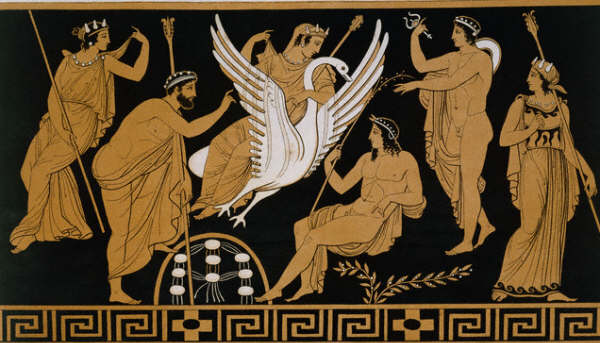 Zeus Abducting Leda in the form of a Swan