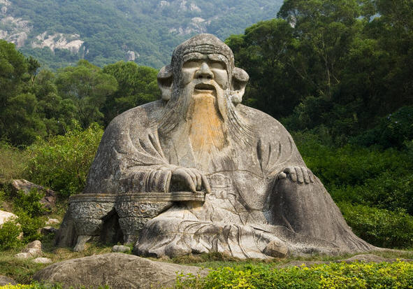 Statue of Lao Tzu in Quanzhou, China