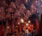 Interior of Taoist Monastery, Hong Kong