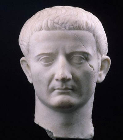 Roman Portrait Head of Tiberius