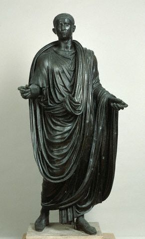Bronze Statue of a Roman Man 1st century A.D.