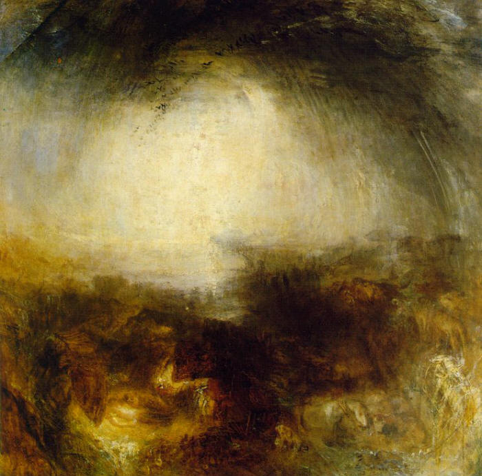 Joseph Mallord William Turner. Shade and Darkness - the Evening of the Deluge, 1843