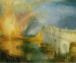 William Turner. The Burning of the Houses of Lords and Commons 1835