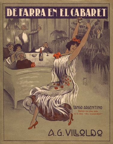 De Farra en el Cabaret Tango Sheet Music Cover 1915