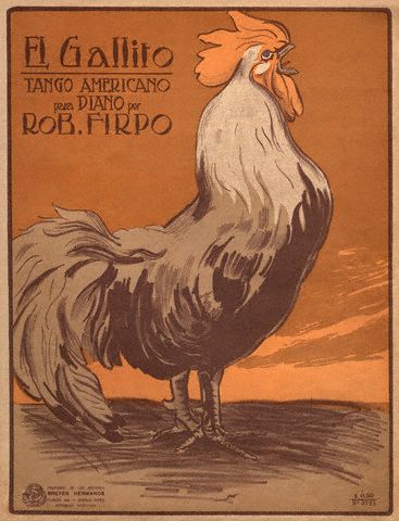 El Gallito Tango Sheet Music Cover 1914